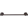 Top Knobs Edwardian Bath Towel Bar Single - Plain Backplate