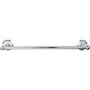 Top Knobs Edwardian Bath Towel Bar Single - Hex Backplate
