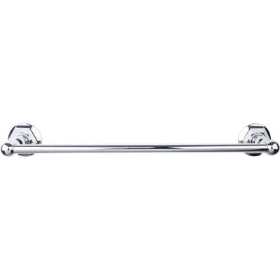 Top Knobs Edwardian Bath Towel Bar Single - Hex Backplate