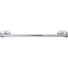 Top Knobs Edwardian Bath Towel Bar Single - Oval Backplate