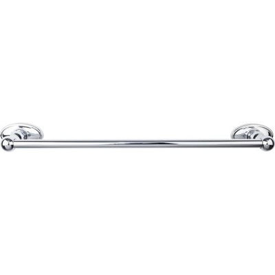Top Knobs Edwardian Bath Towel Bar Single - Oval Backplate