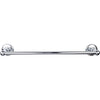 Top Knobs Edwardian Bath Towel Bar Single - Plain Backplate