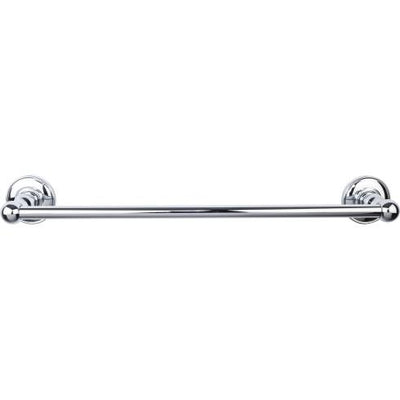 Top Knobs Edwardian Bath Towel Bar Single - Plain Backplate