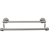 Top Knobs Edwardian Bath Towel Bar Double - Rope Backplate