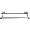 Top Knobs Edwardian Bath Towel Bar Double - Plain Backplate