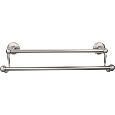 Top Knobs Edwardian Bath Towel Bar Double - Plain Backplate