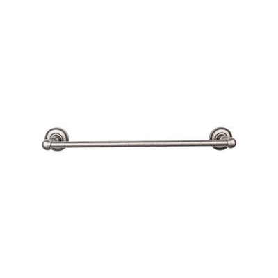 Top Knobs Edwardian Bath Towel Bar Single - Beaded Backplate