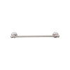 Top Knobs Edwardian Bath Towel Bar Single - Beaded Backplate