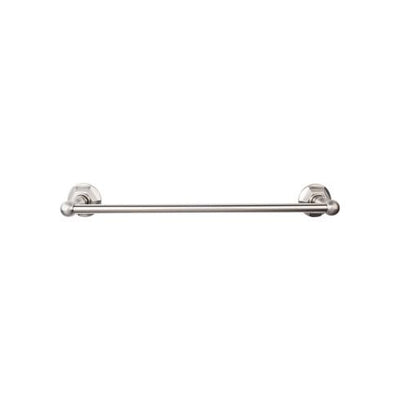Top Knobs Edwardian Bath Towel Bar Single - Hex Backplate
