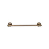 Top Knobs Edwardian Bath Towel Bar Single - Ribbon Backplate