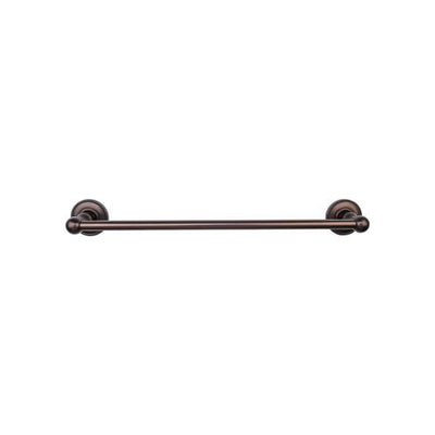 Top Knobs Edwardian Bath Towel Bar Single - Beaded Backplate