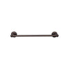 Top Knobs Edwardian Bath Towel Bar Single - Rope Backplate