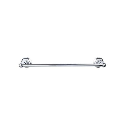 Top Knobs Edwardian Bath Towel Bar Single - Hex Backplate