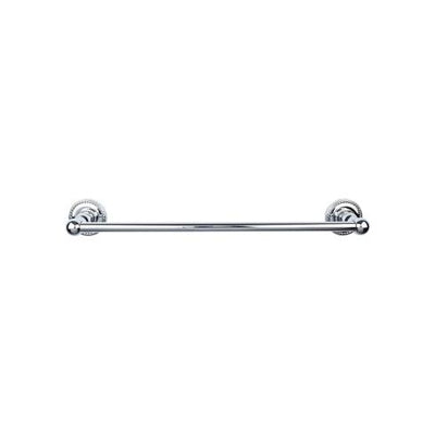 Top Knobs Edwardian Bath Towel Bar Single - Rope Backplate