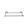 Top Knobs Edwardian Bath Towel Bar Double - Oval Backplate