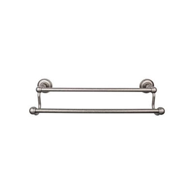 Top Knobs Edwardian Bath Towel Bar Double - Plain Backplate