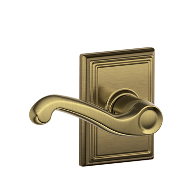 Schlage Flair Passage Lever with Addison Decorative Trim