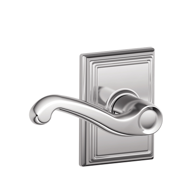 Schlage Flair Passage Lever with Addison Decorative Trim