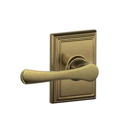 Schlage Avila Passage Lever with Addison Decorative Trim