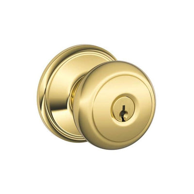 Schlage Andover Keyed Entrance Knob