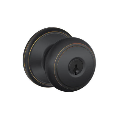 Schlage Andover Keyed Entrance Knob