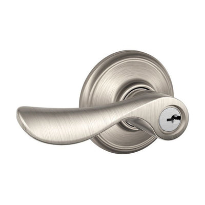 Schlage Champagne Keyed Entrance Leverset