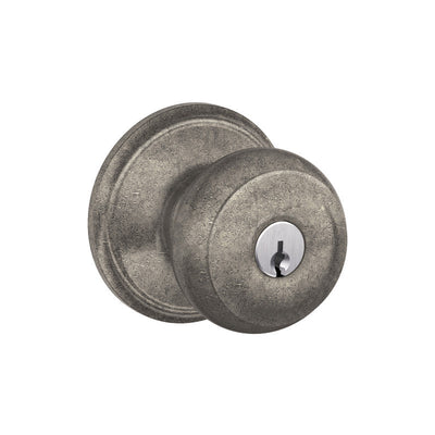 Schlage Georgian Keyed Entrance Knob