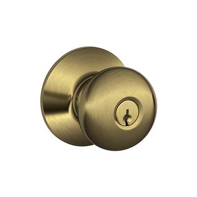 Schlage Plymouth Keyed (Storeroom) Entrance Knob