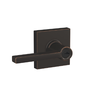 Schlage Latitude Keyed Entrance Lever with Collins Trim