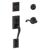 Schlage Addison Front Entry Handleset with Flair Lever