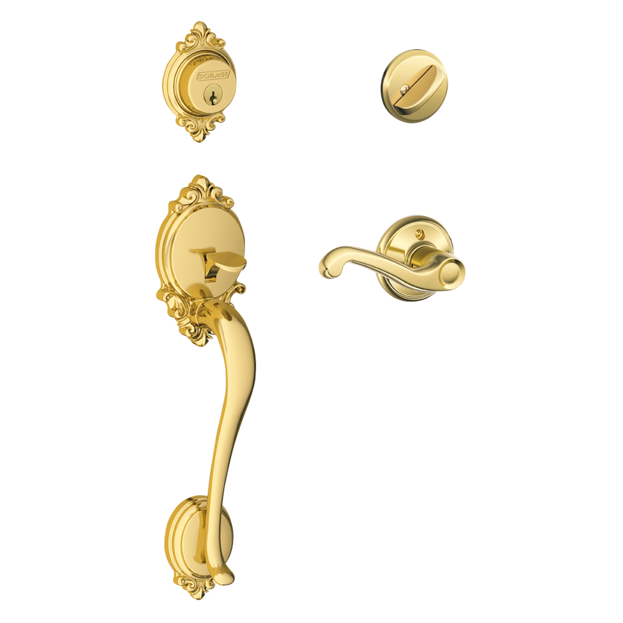 Schlage Brookshire Front Entry Handleset with Flair Lever