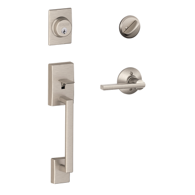 Schlage Century Front Entry Handleset with Latitude Lever