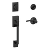 Schlage Century Front Entry Handleset with Merano Lever