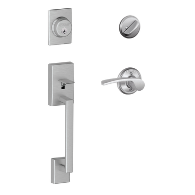 Schlage Century Front Entry Handleset with Merano Lever