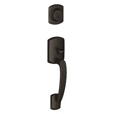 Schlage Custom™ Greenwich Single Cylinder Handleset Exterior