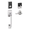 Schlage Touch Entry Handleset - Century (CEN) Style with Latitude (LAT) Lever