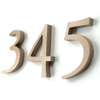 Cast Metal House Numbers & Letters - Garamond Style