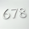 Cast Metal House Numbers & Letters - Garamond Style
