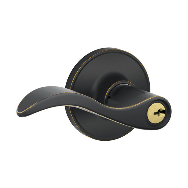 Schlage Seville Keyed Entrance Leverset - JRD Supply Inc.
