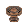 Top Knobs Button Faced Knob