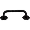 Top Knobs Thin Twist D-Pull with Backplate