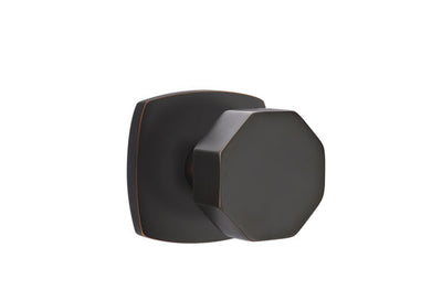 Emtek Octagon Knob with Urban Modern Rosette