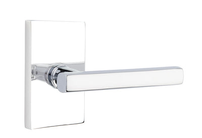 Emtek Freestone Lever with Modern Rectangular Rosette