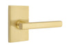Emtek Freestone Lever with Modern Rectangular Rosette