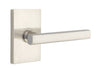 Emtek Freestone Lever with Modern Rectangular Rosette