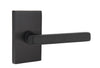 Emtek Freestone Lever with Modern Rectangular Rosette