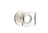 Emtek Modern Square Crystal Knob with Disk Rosette