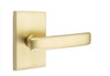 Emtek Geneva Lever with Modern Rectangular Rosette