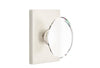 Emtek Hampton Crystal Knob with Modern Rectangular Rosette