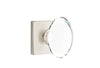 Emtek Hampton Crystal Knob with Square Rosette